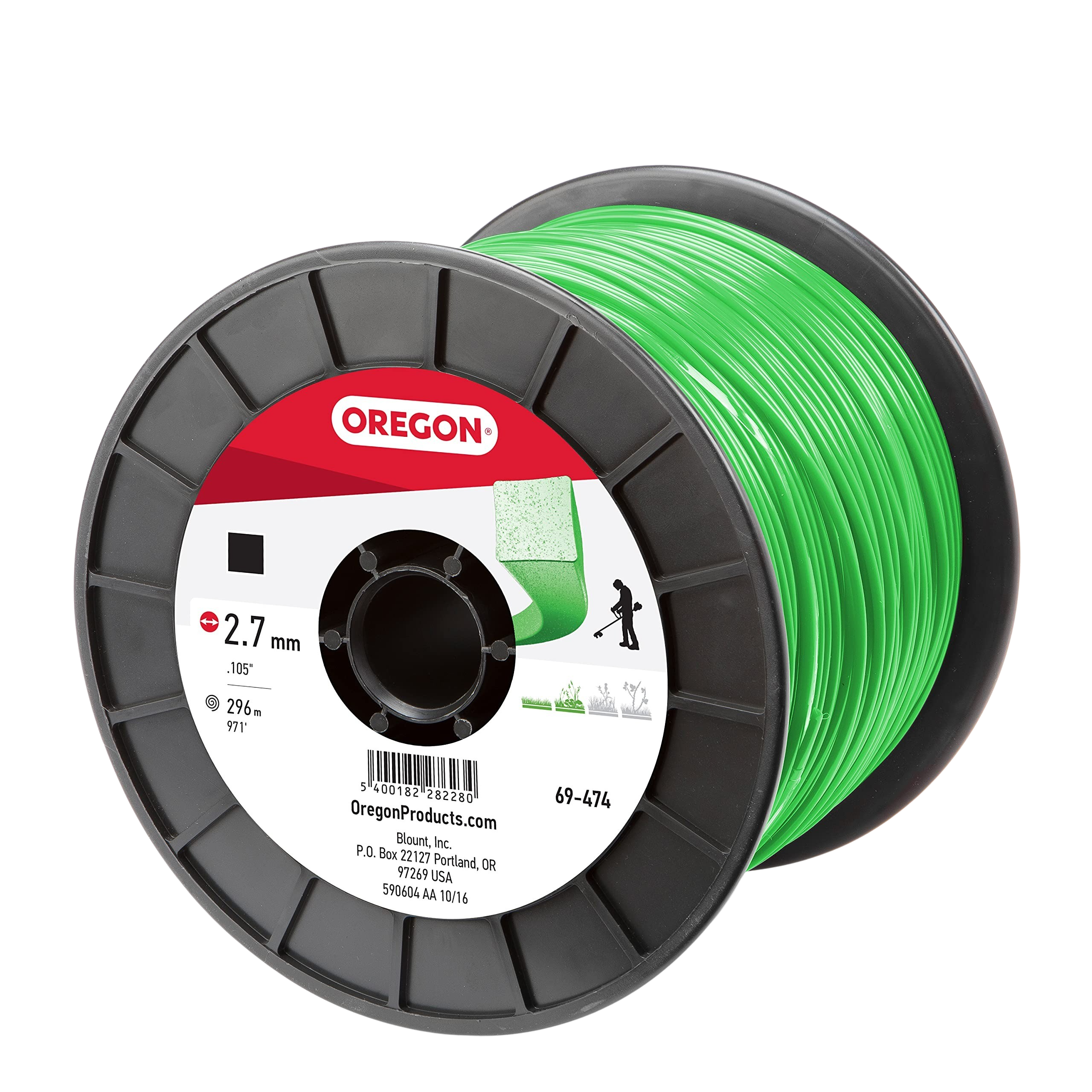 FIO NYLON 2,7MM RL 296MT QUADRADO