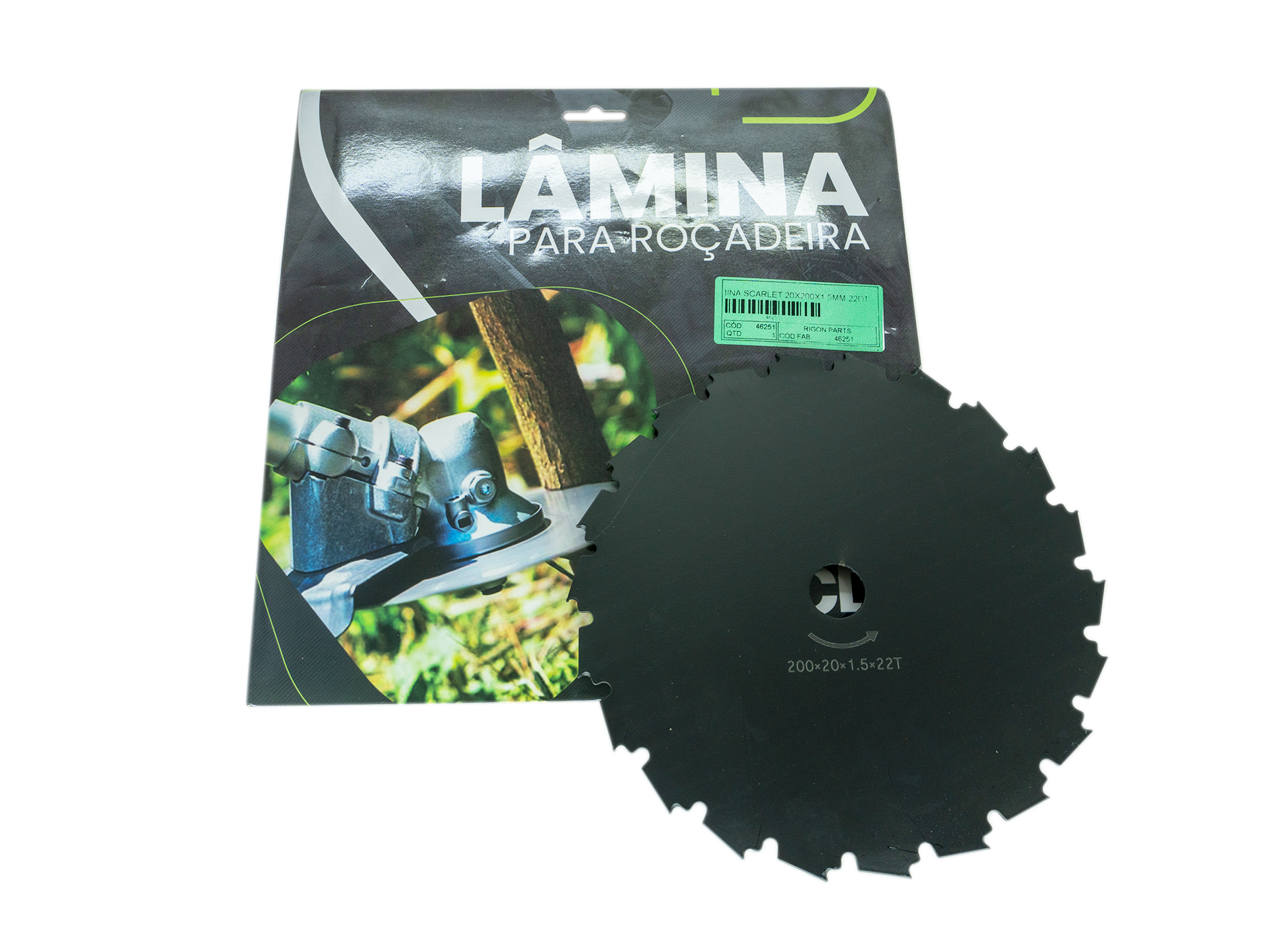 LAMINA SCARLET 20X200X1,5MM 22DT